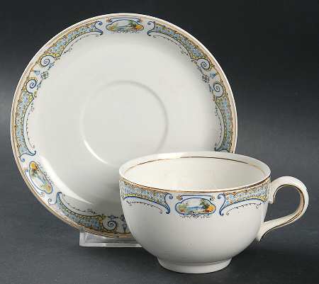 Melba Flat Cup & Saucer Set