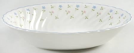 Melody 9" Oval Vegetable Bowl by Johnson Brothers