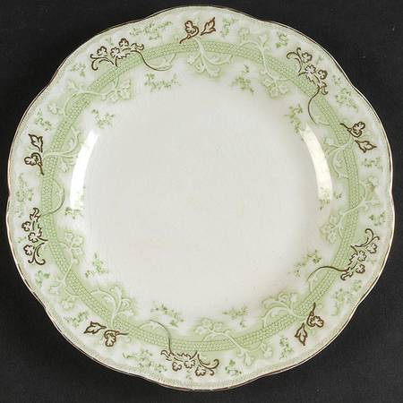 The Mikado Green Dessert/Pie Plate