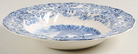Millstream Blue Rim Soup Bowl