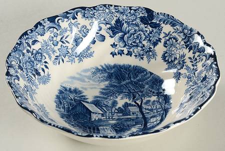 Millstream Blue Coupe Cereal Bowl