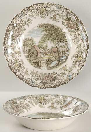 Millstream Brown Multicolor Coupe Soup Bowl