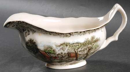 Millstream Brown Multicolor Gravy Boat