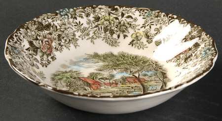 Millstream Brown Multicolor Fruit/Dessert (Sauce) Bowl