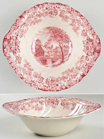 Millstream Pink Round Vegetable No Lid