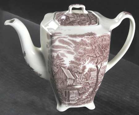 Millstream Pink Coffee Pot & Lid
