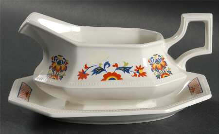 Ming Gravy Boat & Underplate