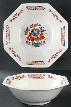 Ming 9" Octagonal Vegetable Bowl
