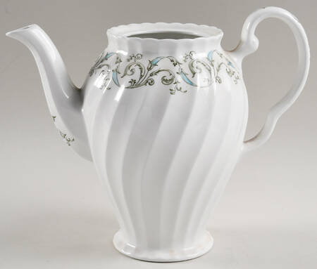 Minuet (Blue Green Scroll) Coffee Pot No Lid