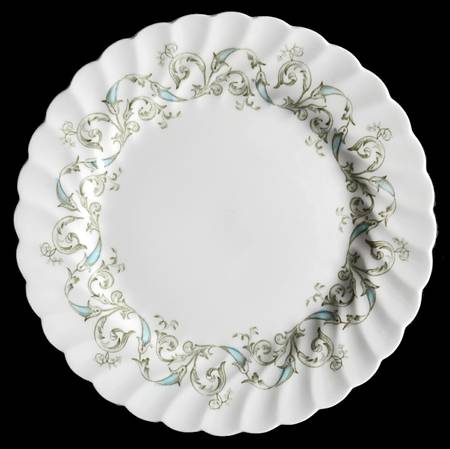 Minuet (Blue Green Scroll) Bread & Butter Plate