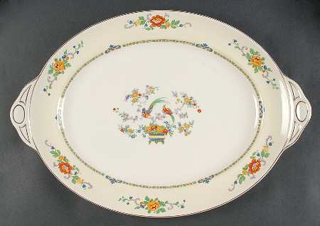 Mongolia (Pareek) 18" Oval Serving Platter