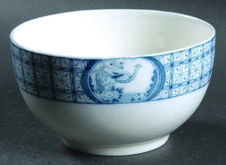 Mongolia (Gray Blue) Cranberry Bowl