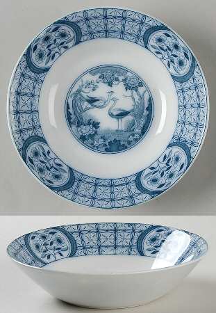 Mongolia (Gray Blue) Coupe Cereal Bowl