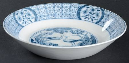 Mongolia (Gray Blue) Coupe Soup Bowl