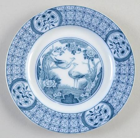 Mongolia (Gray Blue) Dessert/Pie Plate
