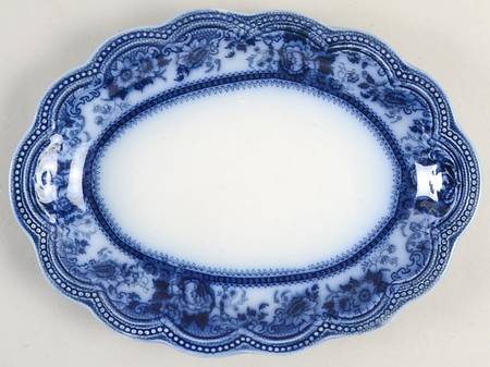 Montana (Flow Blue) Relish/Gravy Underplate