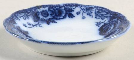 Montana (Flow Blue) Butter Pat