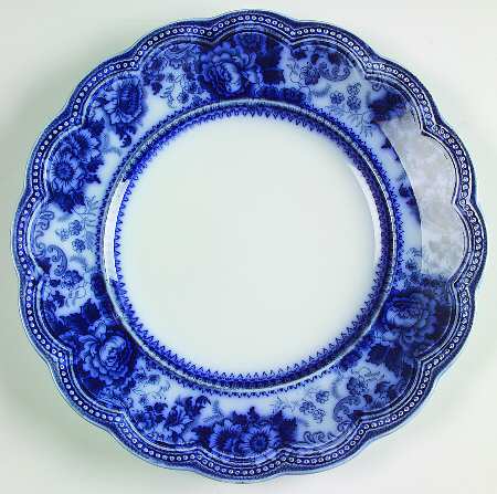 Montana (Flow Blue) Luncheon Plate