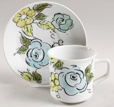 Monterey Flat Cup & Saucer Set
