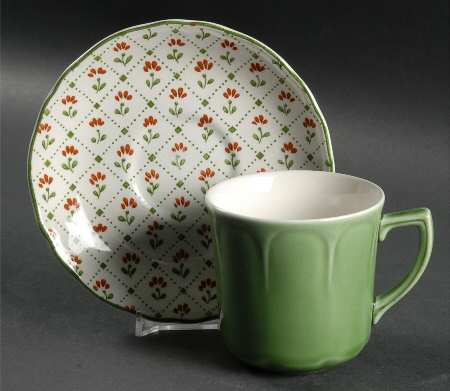 Montpellier Flat Cup & Saucer Set