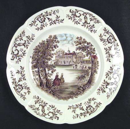 Mount Vernon Brown Multicolor by Johnson Brothers