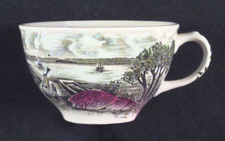 Mount Vernon Green Multicolor Flat Cup