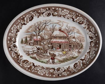 Neighbors 12" Oval Serving Platter