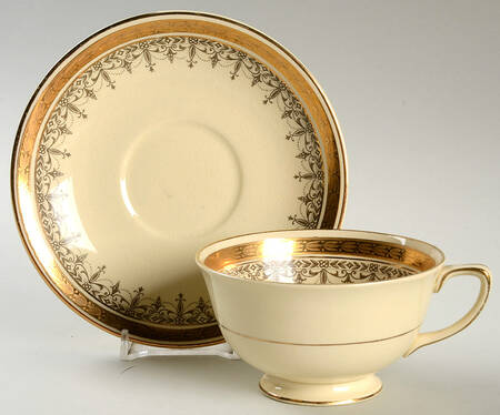 Netherlands Footed Cup & Saucer Set