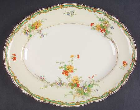 Ningpo 10" Oval Serving Platter