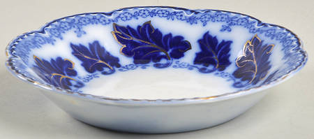 Normandy (Flow Blue) Fruit/Dessert (Sauce) Bowl