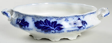 Normandy (Flow Blue) Oval Vegetable No Lid