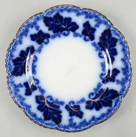 Normandy (Flow Blue) Luncheon Plate