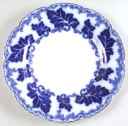 Normandy (Flow Blue) Luncheon Plate
