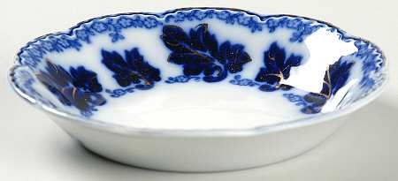 Normandy (Flow Blue) Fruit/Dessert (Sauce) Bowl