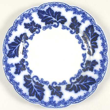 Normandy (Flow Blue) Luncheon Plate
