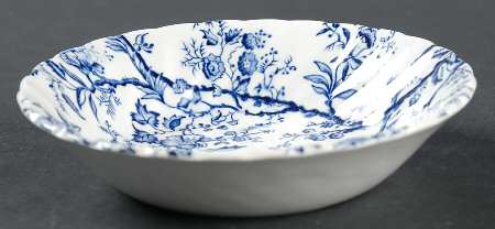 Old Bradbury Blue (White Background) Fruit/Dessert (Sauce) Bowl