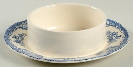 Old Britain Castles Blue (Made in England) Round Butter No Lid