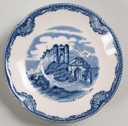 Old Britain Castles Blue (Made in England) Saucer for Demitasse Cup