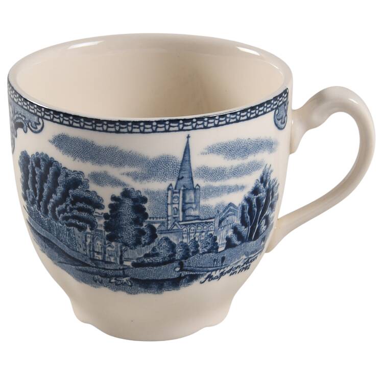 Old Britain Castles Blue (Made in England) Flat Cup
