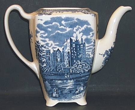 Old Britain Castles Blue (Made in England) Coffee Pot No Lid
