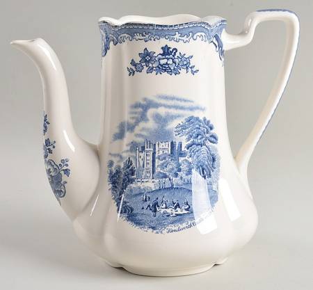 Old Britain Castles Blue (Made in England) Coffee Pot No Lid