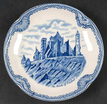 Old Britain Castles Blue (Made in England) Saucer for Flat Cream Soup Bowl