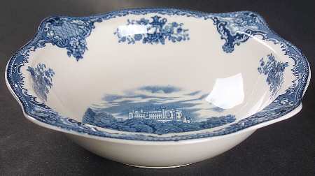 Old Britain Castles Blue (Made in England) 7" Round Vegetable Bowl