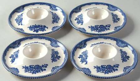 Old Britain Castles Blue (Made in England) Egg Holder - Set of 4