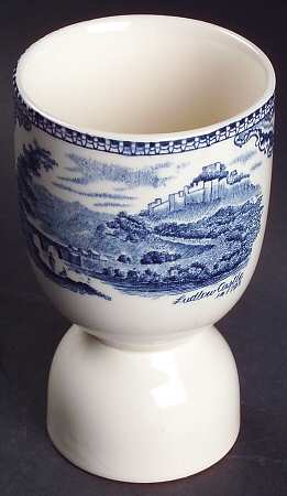 Old Britain Castles Blue (Made in England) Double Egg Cup