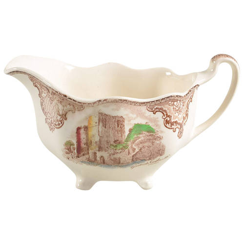 Old Britain Castles Brown Multicolor Creamer by Johnson Brothers