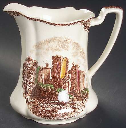 Old Britain Castles Brown Multicolor 24 Oz Pitcher
