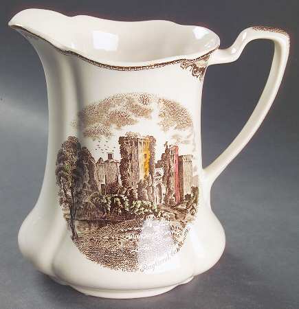 Old Britain Castles Brown Multicolor 32 Oz Pitcher