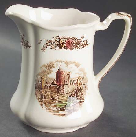 Old Britain Castles Brown Multicolor 16 Oz Pitcher