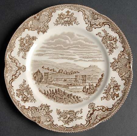 Old Britain Castles Brown Salad Plate